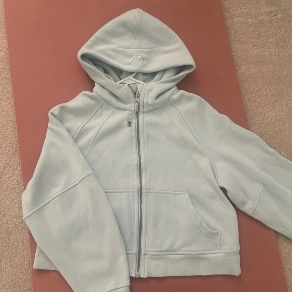 lululemon Scuba power  Blue Zip-Up Hoodie sold